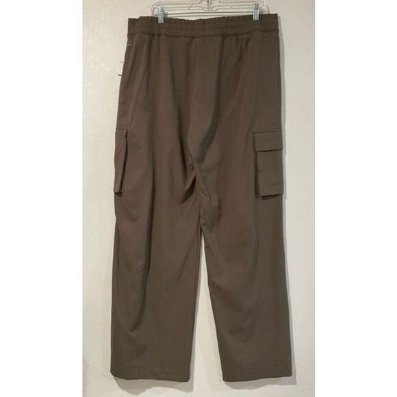 Beyond Yoga Women’s XL Cargo Wide Leg Pants | Brown High Rise Lounge Travel NWT - Picture 3 of 10